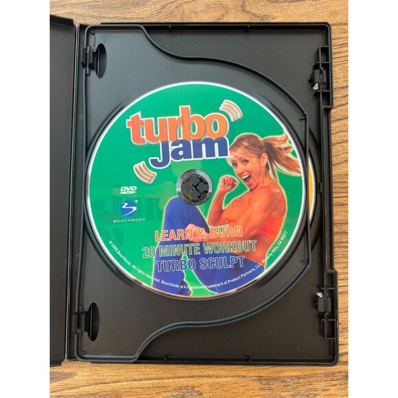 Turbo Jam DVD Workout Set: Learn & Burn Turbo Sculpt Ab Jam Cardio Party With Gu - Picture 6 of 10